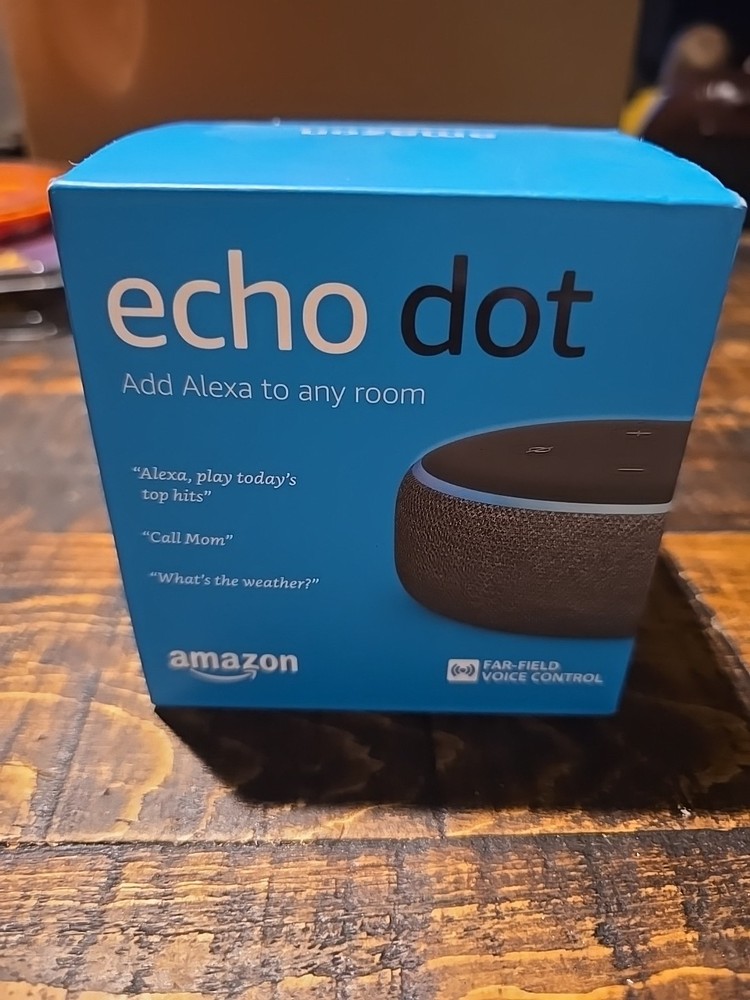 Amazon Echo Dot (3rd Generation) Smart Speaker - Charcoal