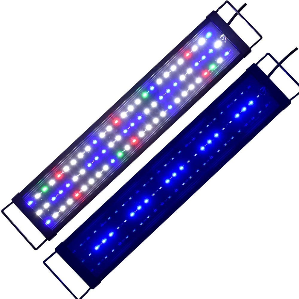 Full Spectrum Aquarium LED Light with Adjustable & Extendable for 60-75cm Tank