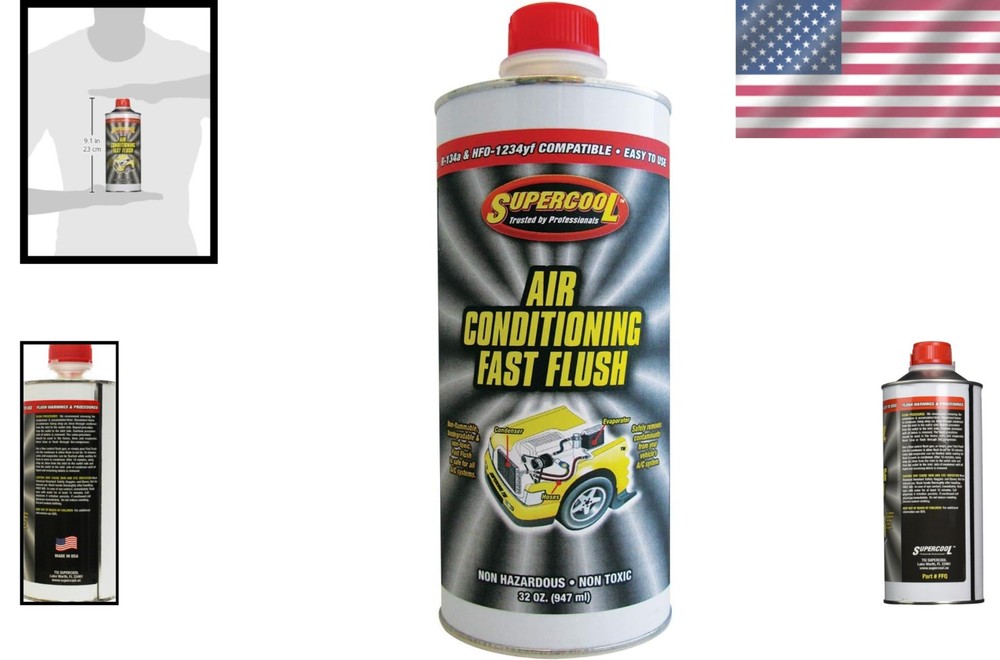 32oz Non-Flammable High-Temp A/C Flush: Safe & Effective Maintenance Solution