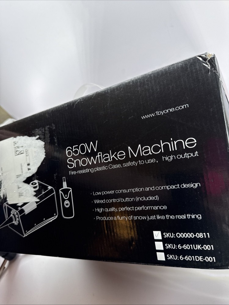1 By One ✨650W Snowflake Machine✨