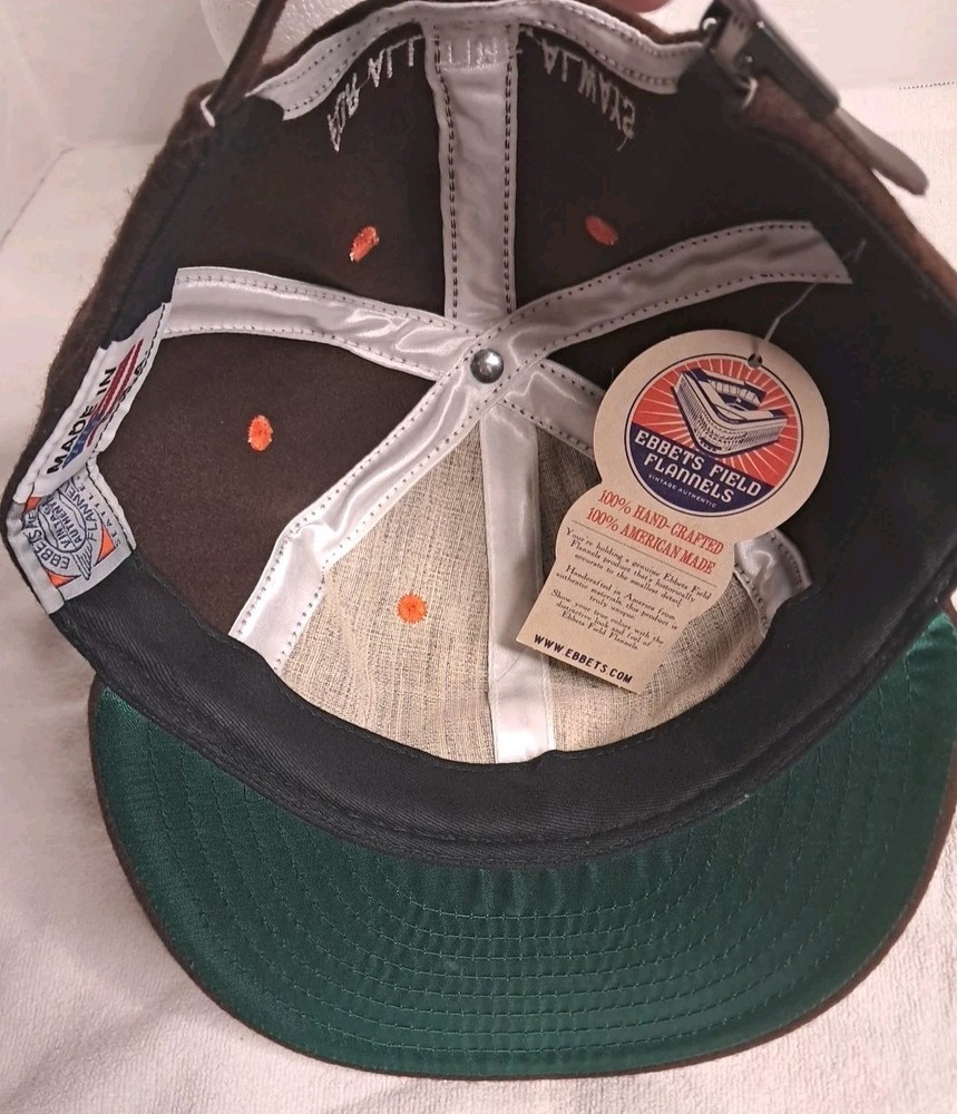 NWT Loki Marvel Studios Cast & Crew Brown Wool Baseball Adjustable Hat Cap- RARE