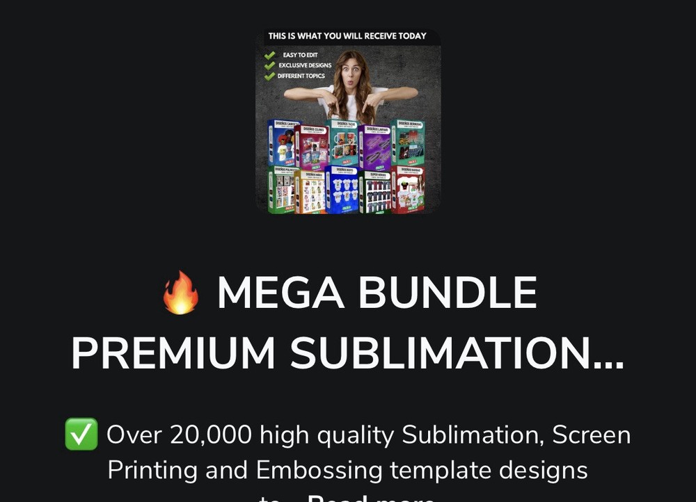 MEGA BUNDLEPREMIUM SUBLIMATION...