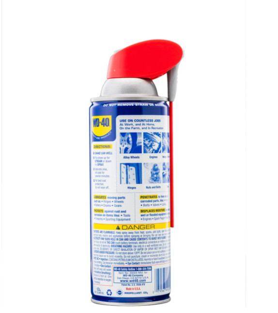 WD-40 Multi-Use Spray – Original Formula, Smart Straw, 12oz (6-Pack)