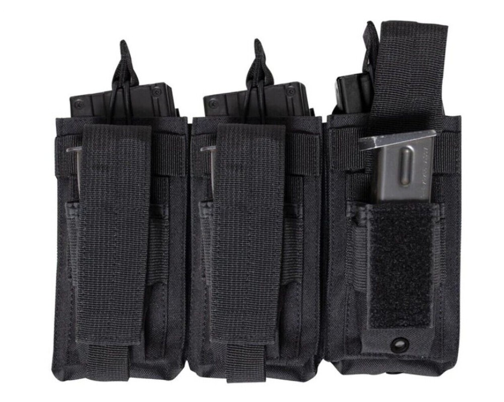Active Shooter Molle Tactical Vest Plate Carrier Black