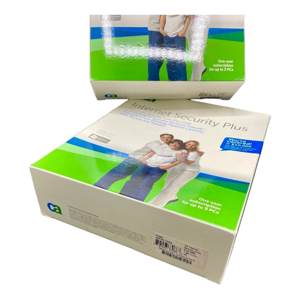 CA internet security plus 2008 Lot Of 2