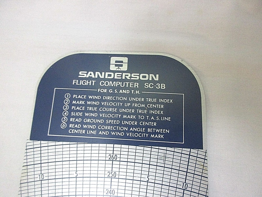 Sanderson Flight Computer SC-3B