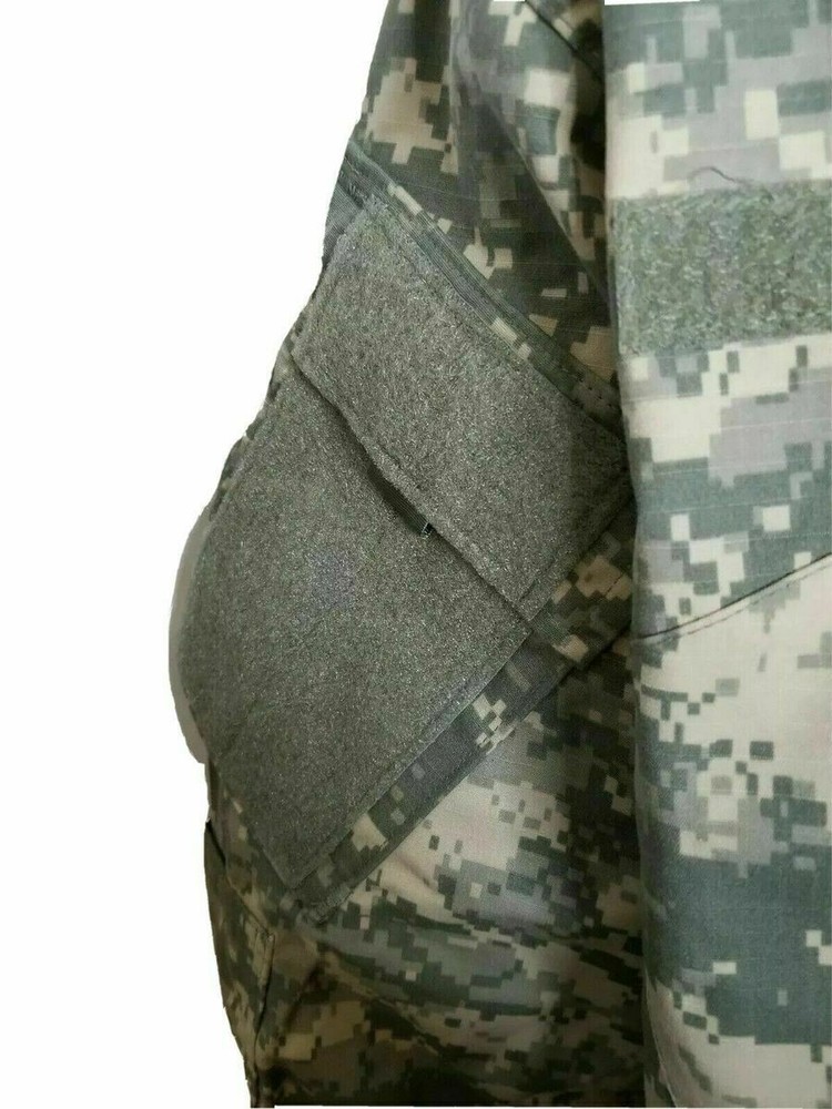 US Military ACU Digital Ripstop Combat Camouflage Jacket (Size: Large - Reg)