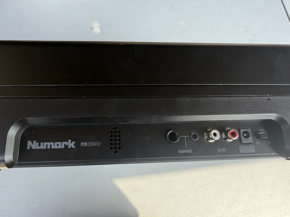 Numark PT01 Scratch Portable DJ Turntable With Built in Scratch-Switch Tested