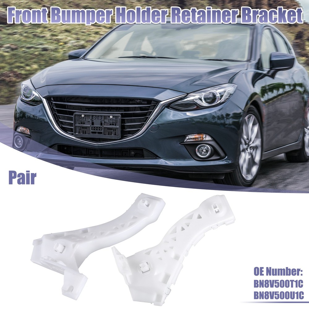1Pair Front Left Right Bumper Mounting Support Bracket for Mazda 3 2004-2006