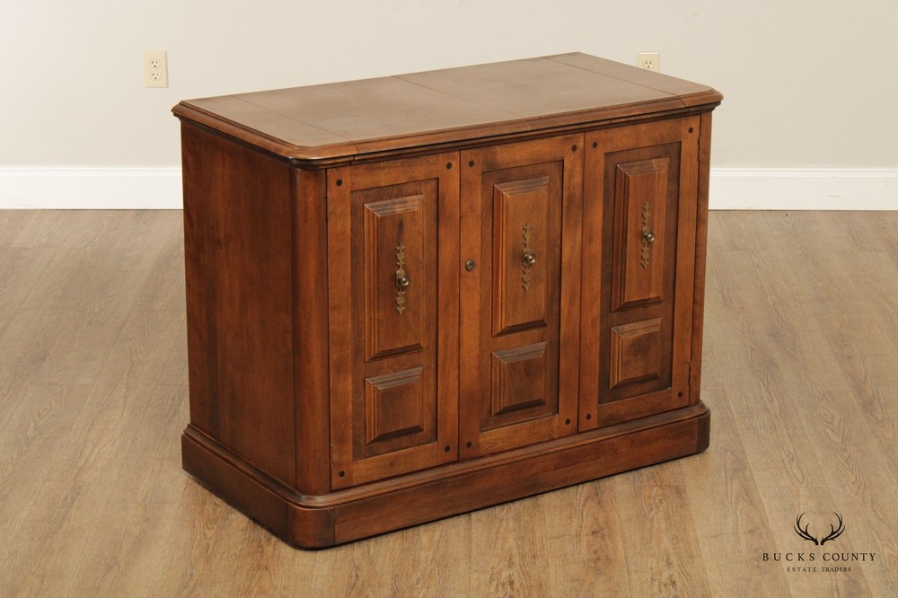 Temple Stuart Vintage Maple Flip-Top Server Bar