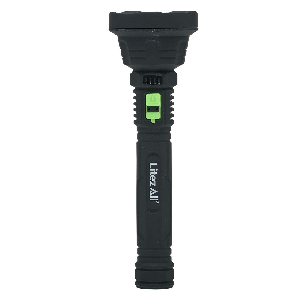 Rechargeable 1000 Lumen LED Flashlight, Battery Meter Display