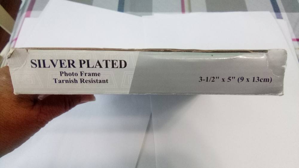 Silver Plated Communion and Confirmation Frame