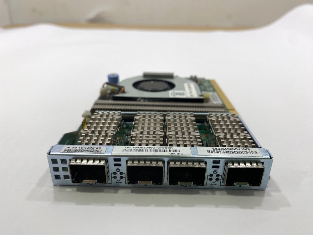 Cisco UCSC-MLOM-C25Q-04 25GB Quad-Port SFP28 PCI-E Network Interface Adapter