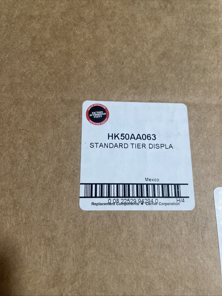 Carrier HK50AA063 Programmed Standard Tier Display Module
