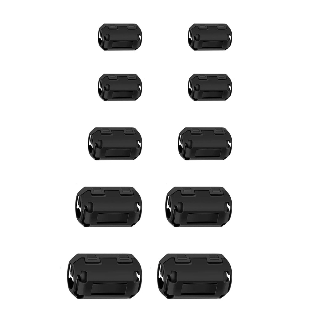 EMI Filter Clips Set 10PCS 5 Sizes For Off Road LED Light Static Elimination