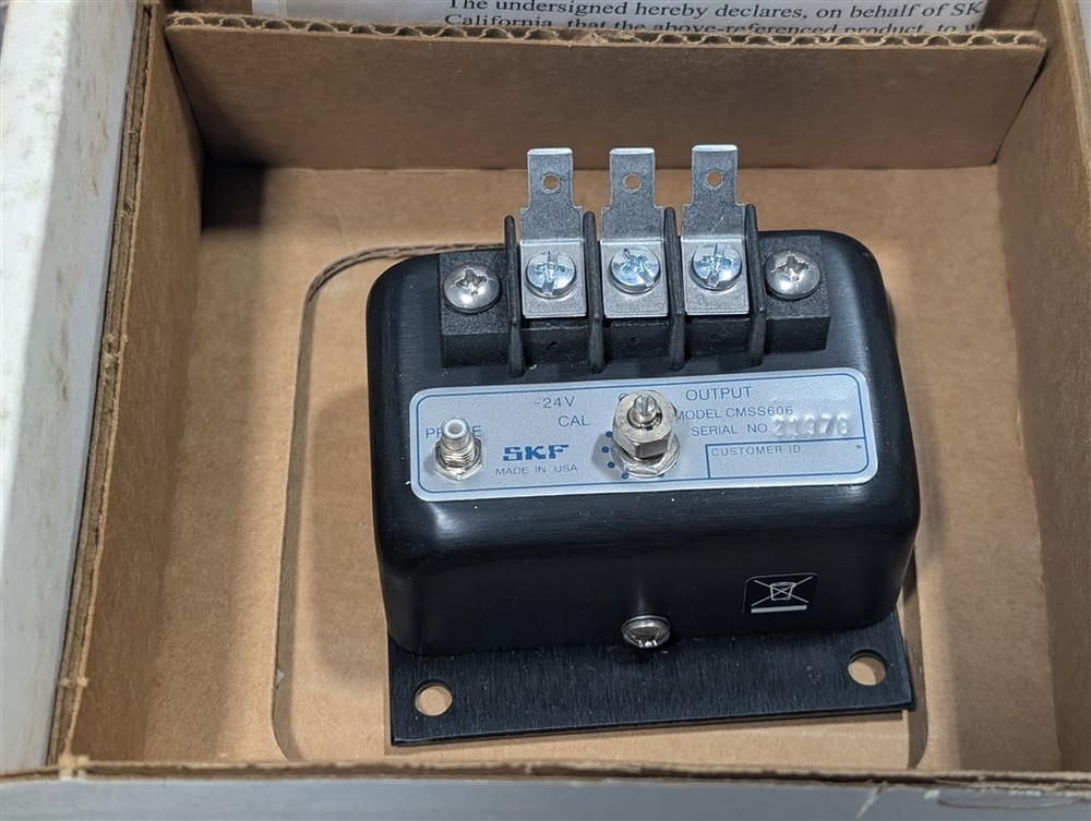 NEW SKF CMSS606 Eddy Probe Driver Module