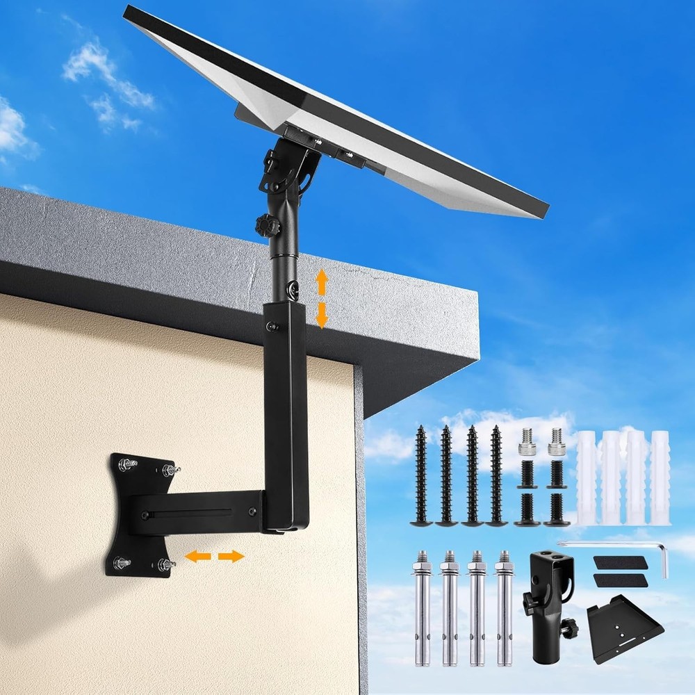 Adjustable Starlink Wall Mount Gen 3 with Telescoping Support Arm, Stainless ...
