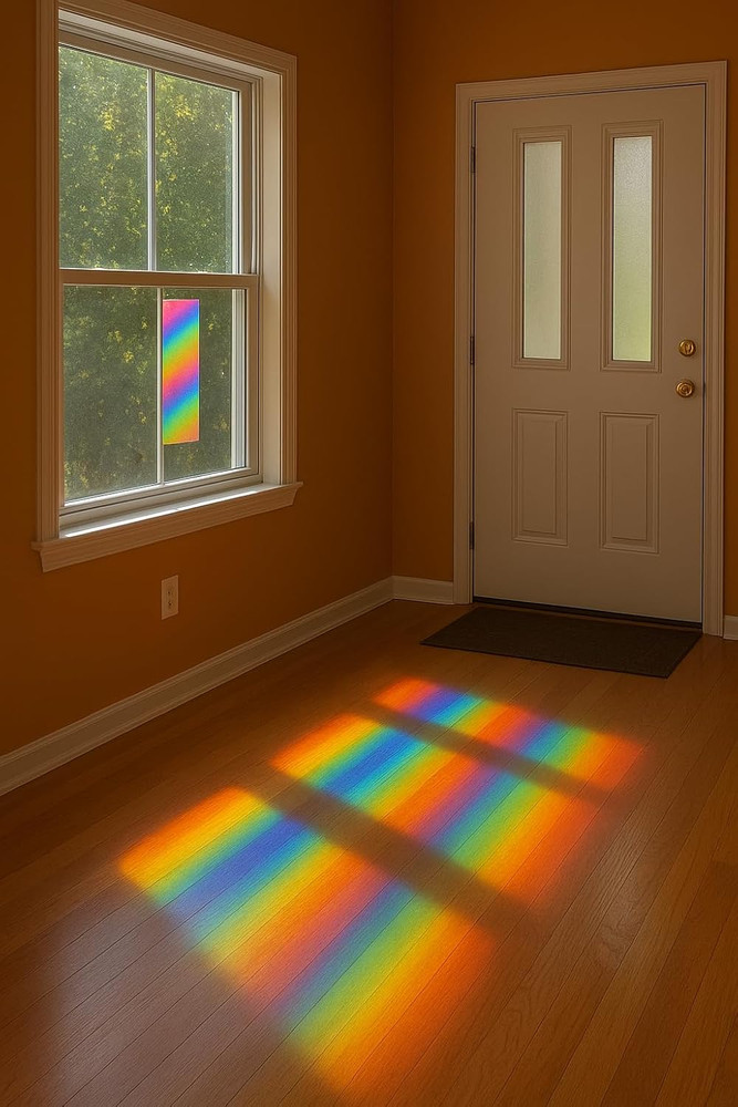 Diffraction Grating Sheet 1,000 Lines/Mm [One 6" X 5Ft Roll]