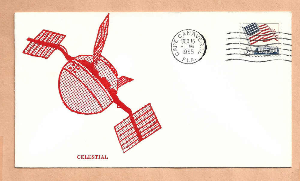 GEMINI 6A LAUNCH DEC 16,1965 CAPE CELESTIAL SPACE COVER NASA