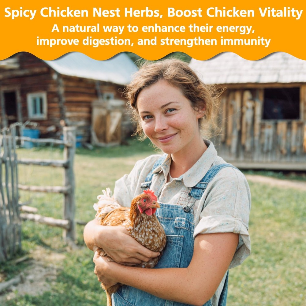 Chicken Nesting Herbs - 10oz Natural Dried Herb Blend for Nesting Boxes & Chi..