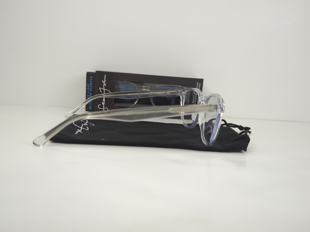 Sean John Blue Light Blocking Glasses, Style Kings, Black