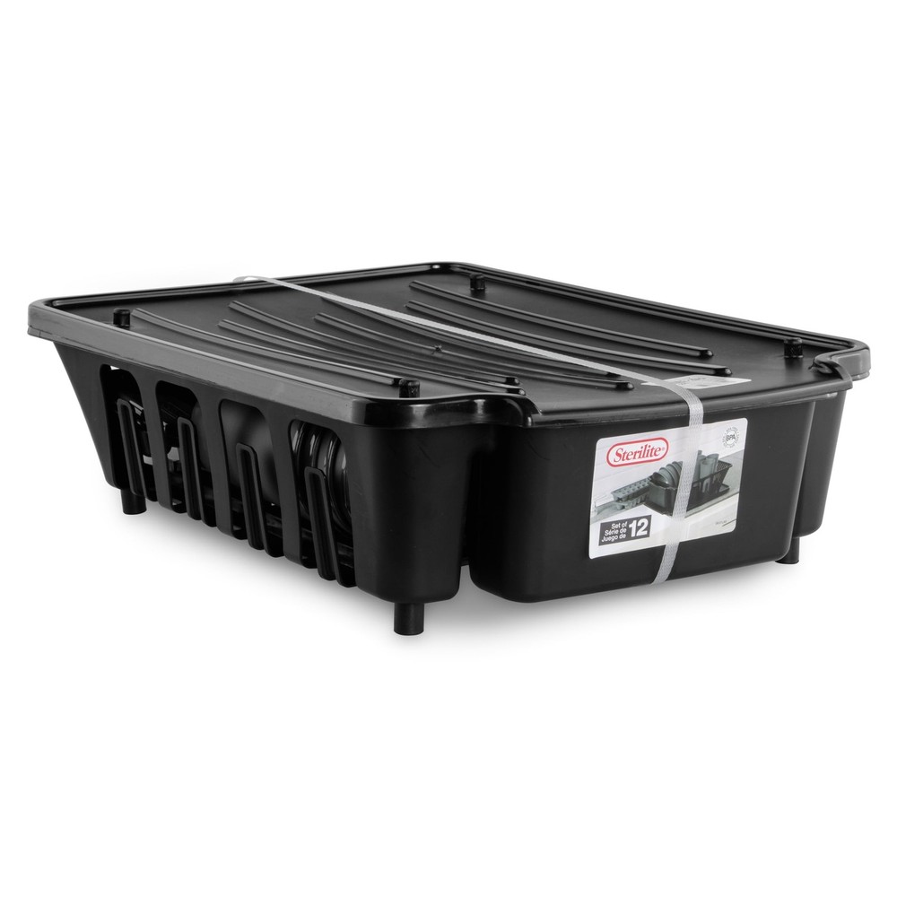 (2 Pack) Sterilite 12 Piece Kitchen Set, Includes Sinkset, Bowls,