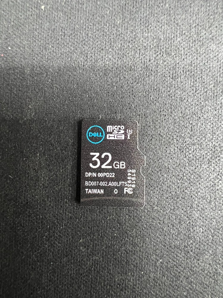 Dell 00PD22 32GB Micro SDHC Class 10 SD Card Module 14 Gen Dell 0PD22