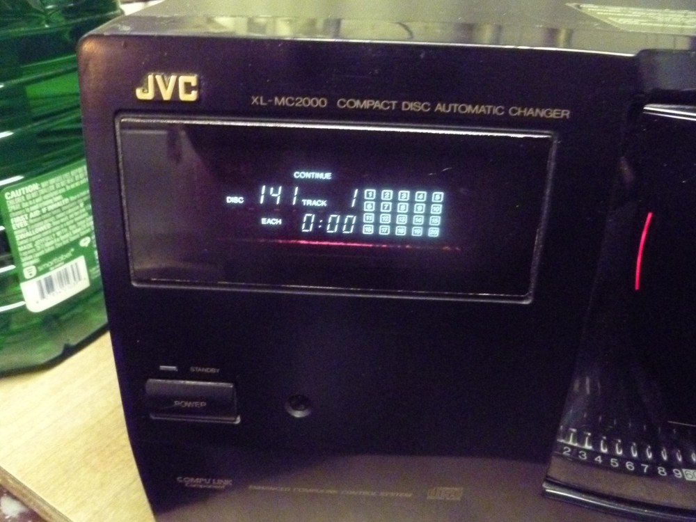 JVC XL-MC2000 CD Automatic Changer 200 Optical Digital Output Tested Works