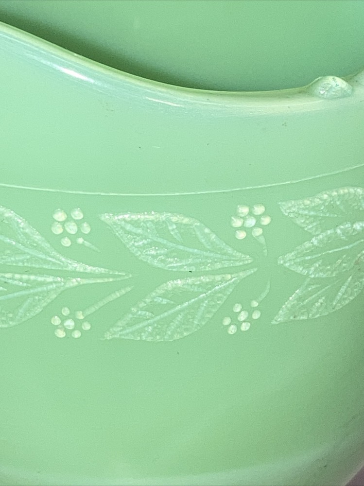 McKee 4 inch green creamer