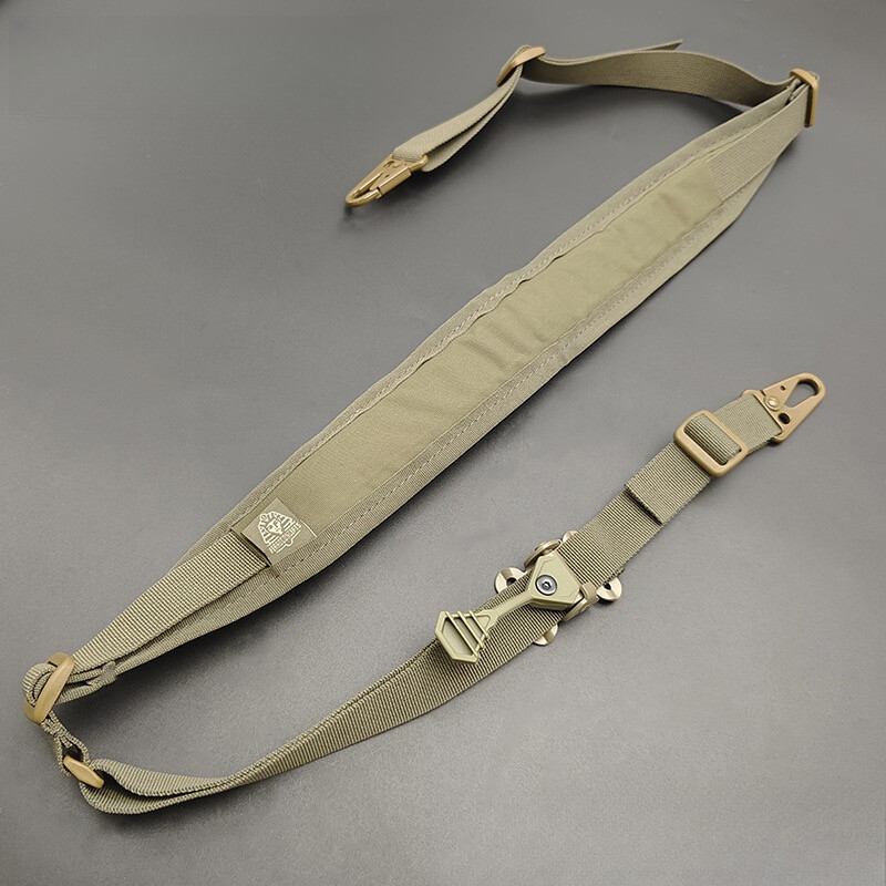 Tactical Ferro Slingster Sling Tan With Hardware (Green)