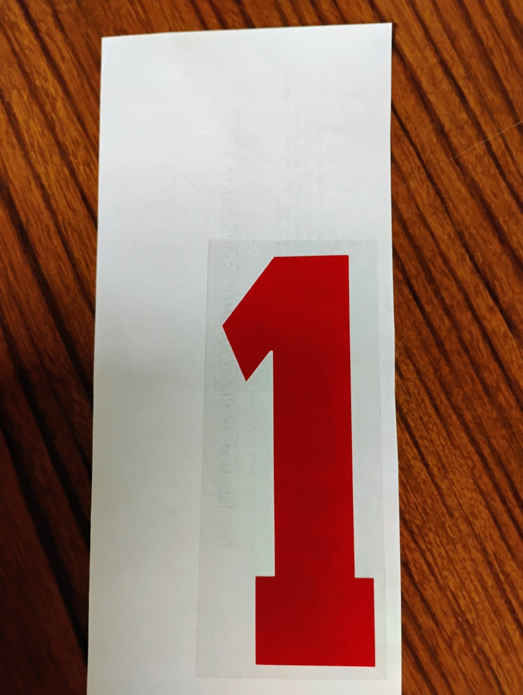 7" Permanent Vinyl Adhesive Numbers- 6 Colors Available