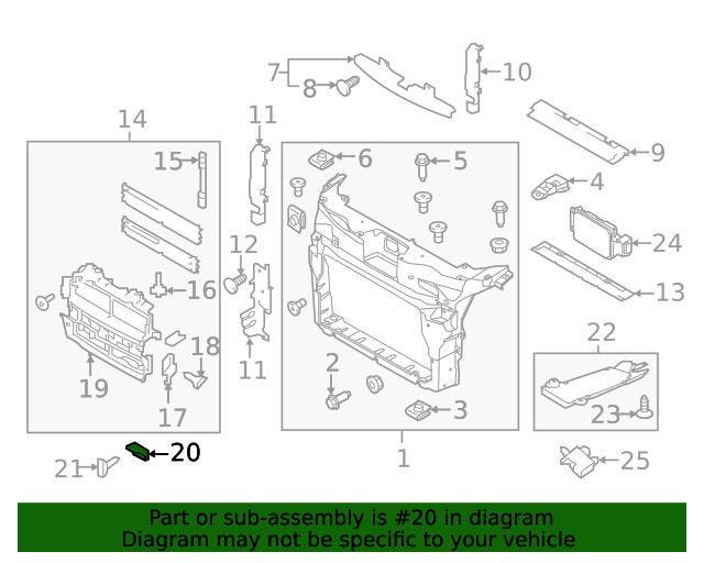 Genuine Ford Lower Bracket Support Bracket FB5Z8B455B