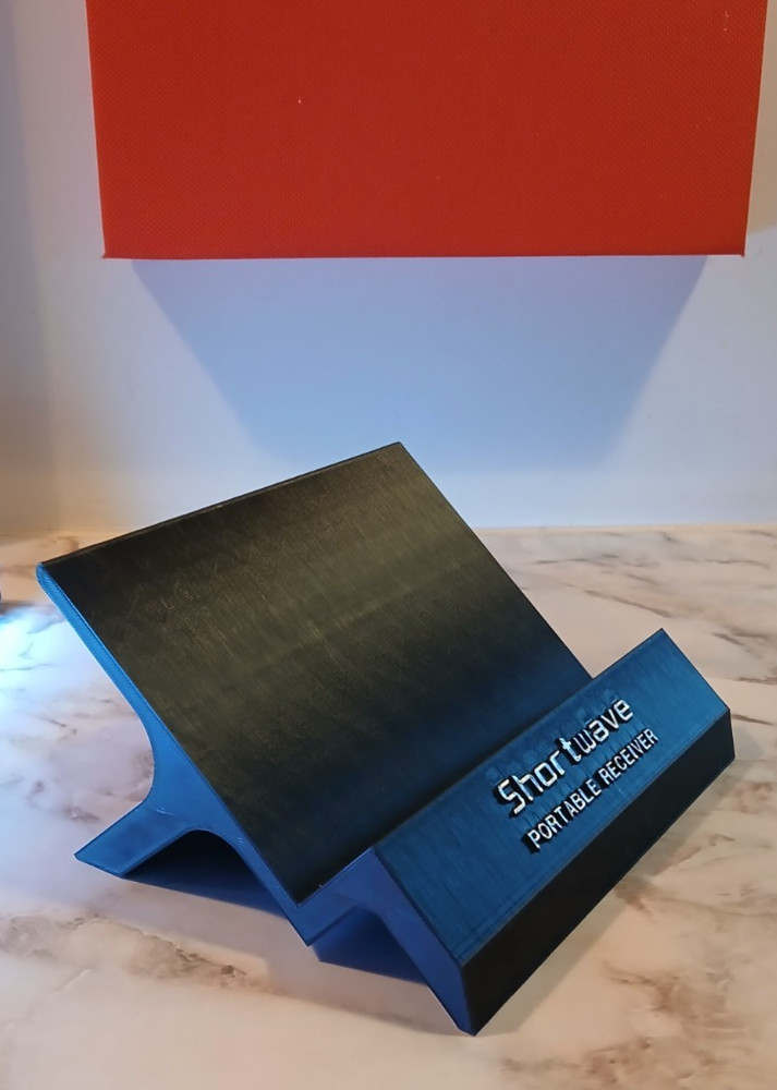 SHORWAVE PORTABLE RECEIVER-TABLETOP STAND