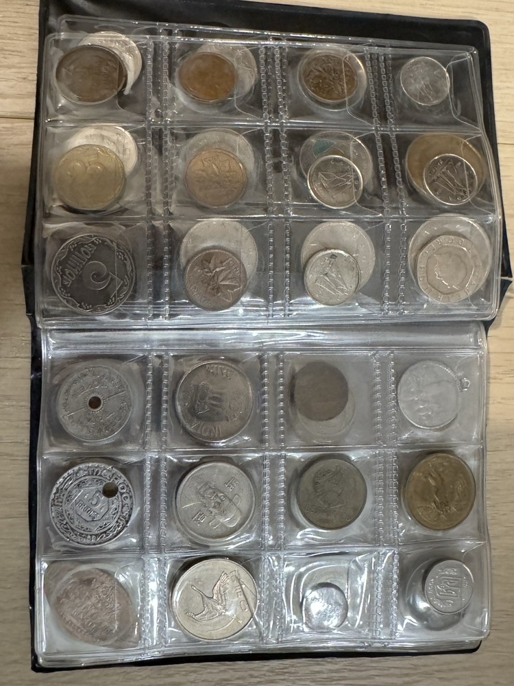 Foreign Coins Mixed Lot Book