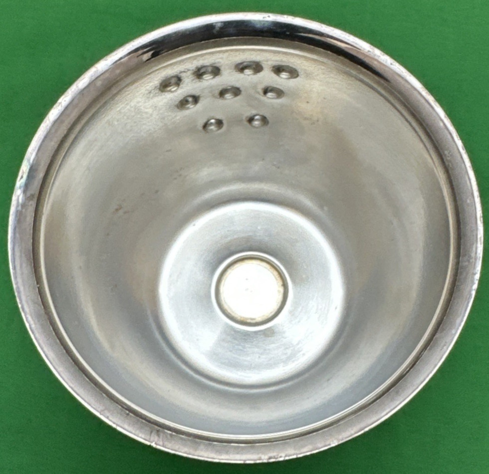 4" Napier Silverplated DOUBLE-SIDED "DOT" JIGGER Measures 1 to 4 Ounces