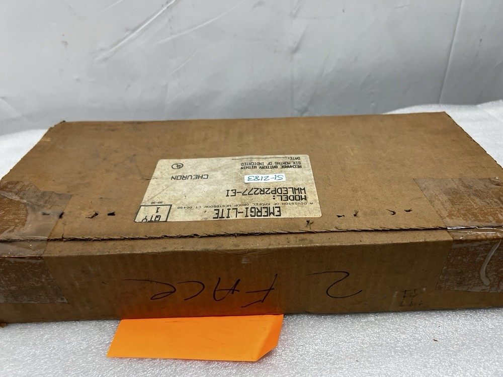 Emergi-Lite WWLEDP2R277-EI Double-sided LED EXIT light, Red