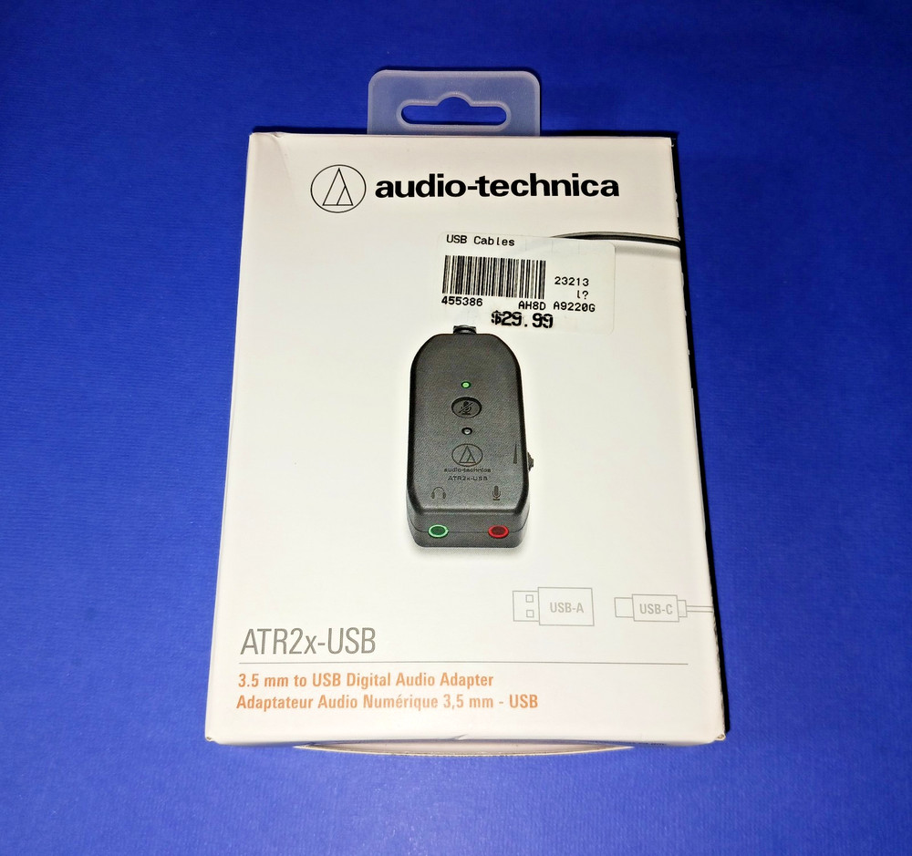 Audio-Technica ATR2XUSB 3.5mm to USB Digital Audio Adapter