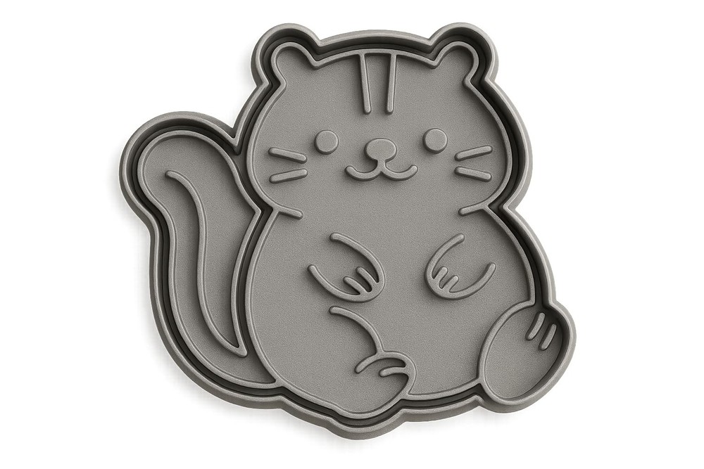 Chubby Chipmunk Cookie Cutter - 4x3.2" Fun Baking Kitchen Tool