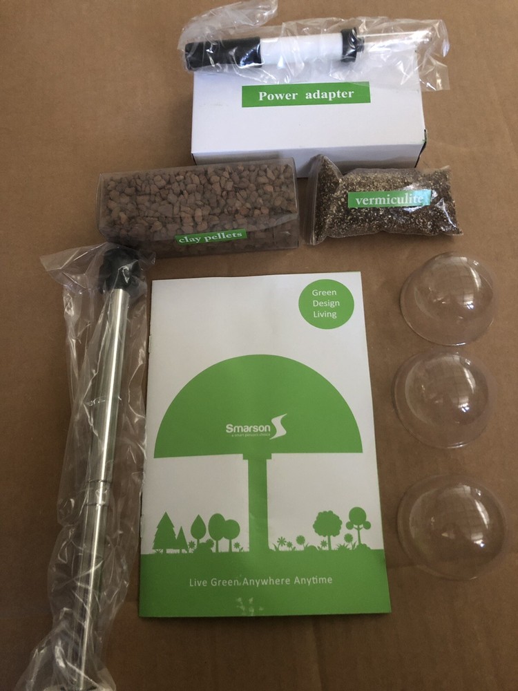 Smarson Hydroponics Garden System, Small, Black In Color.