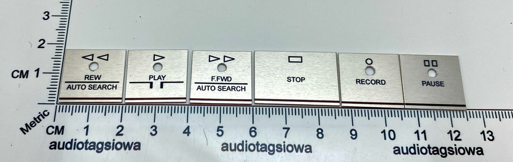 Harman Kardon Cassette Function Button Labels Custom Made Set CD391 CD491