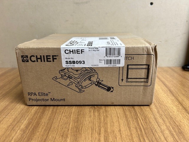 Chief SSB093 RPA ELITE PROJECTOR MOUNT BRACKET