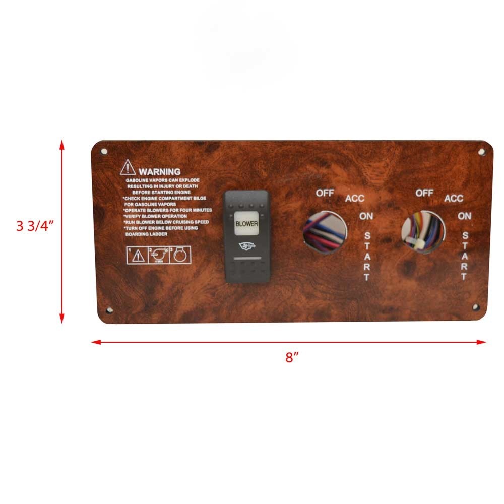 Rinker Boat Ignition Switch Panel 2070032 | 310 Express Cruiser