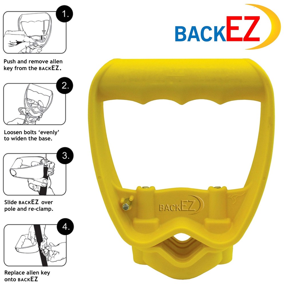 Ergonomic Shovel and Rake Handle Attachment for Comfortable Use