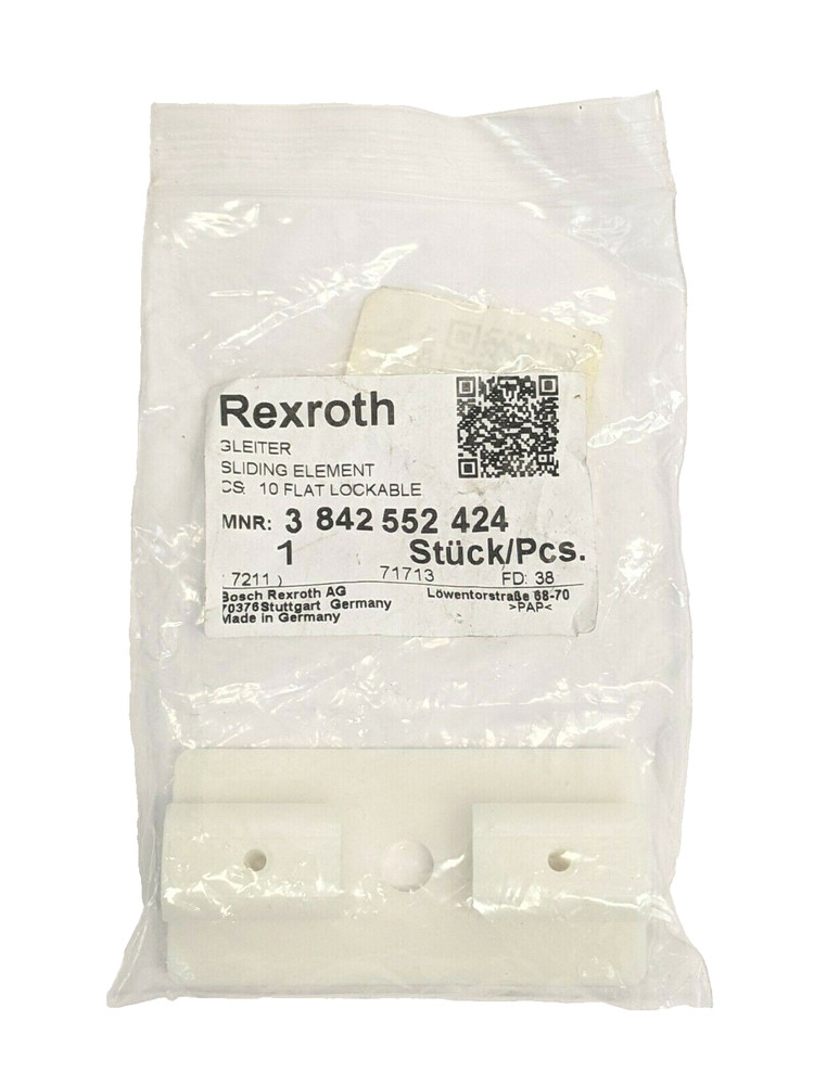 Bosch Rexroth 3842552424 Sliding Element 10 Flat Lockable
