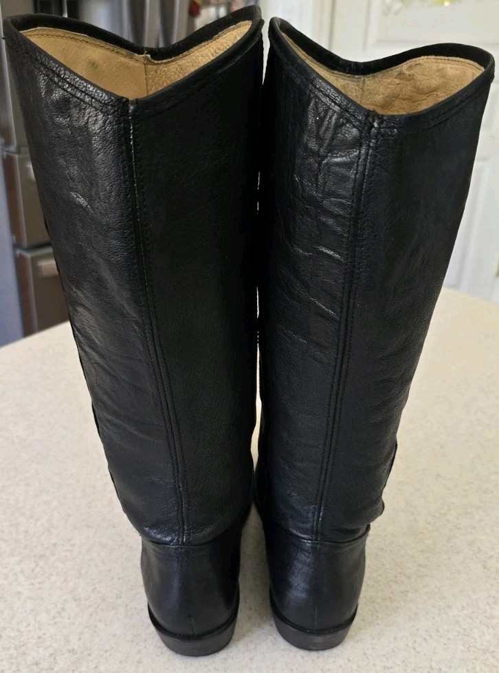 Frye Leather Black Boots Women's 6.5B