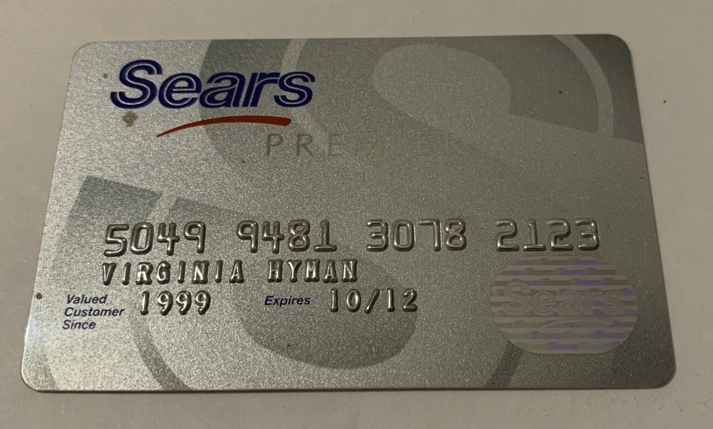SEARS Premier Credit Card ~ exp 2012