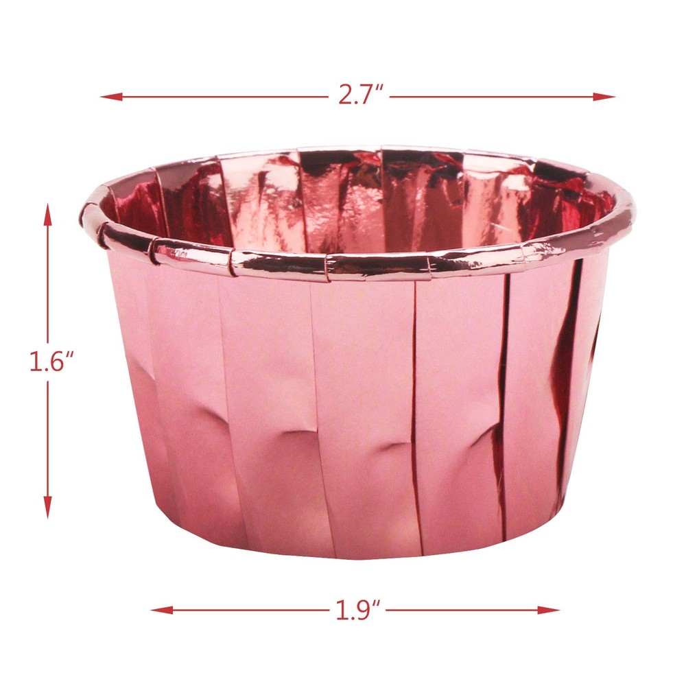 Baking Cups Ramekins, EUSOAR 50Pcs Disposable Ramekin Muffin Baking Cups, Alumin