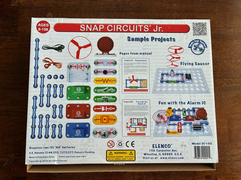 Snap Circuits Jr. SC-100 Electronics Exploration Kit 100+ STEM Projects