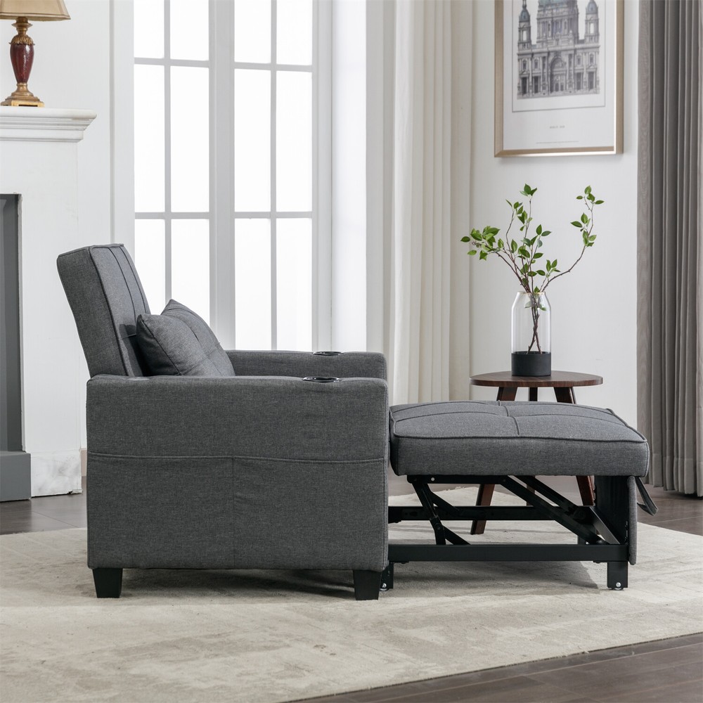 Convertible Sleeper Sofa Bed 3in1 Multi-Function Folding Sofa Bed with USB Ports