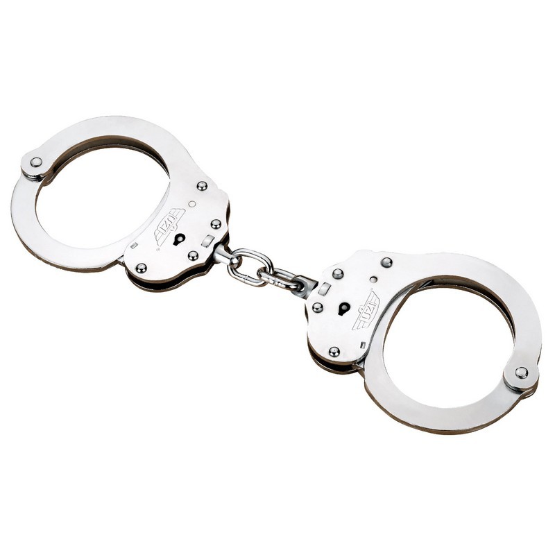 EU NIJ Chain Handcuffs - Silver
